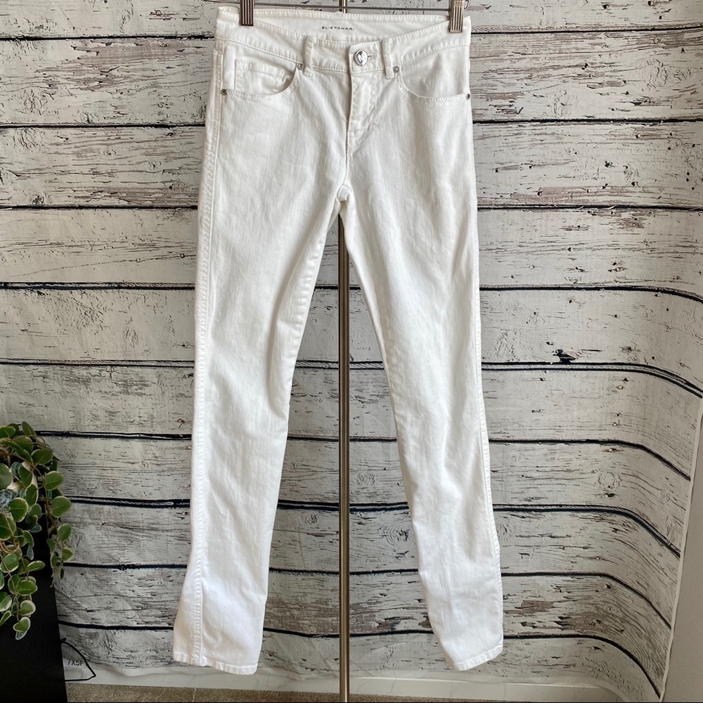 Elie Tahari White Skinny Jeans
